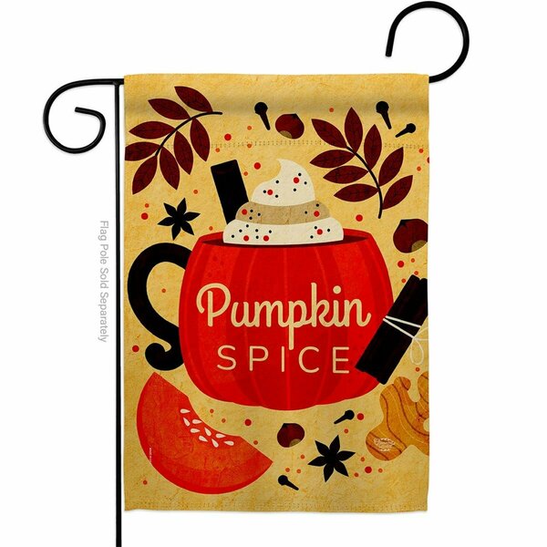 Cuadrilatero 13 x 18.5 in. Fall Drinks Garden Flag with Harvest & Autumn Double-Sided Decorative Vertical Flags CU3910208